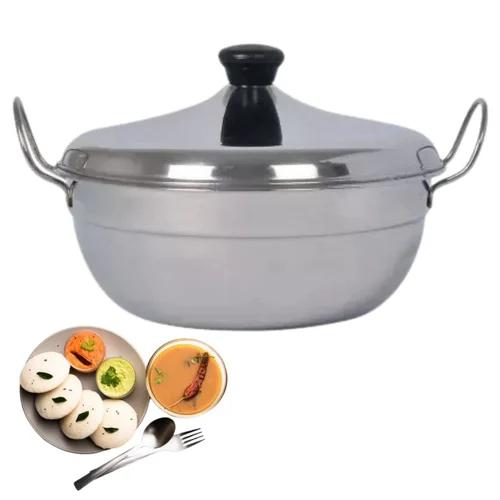 STAINLESS STEEL IDLY KADAI